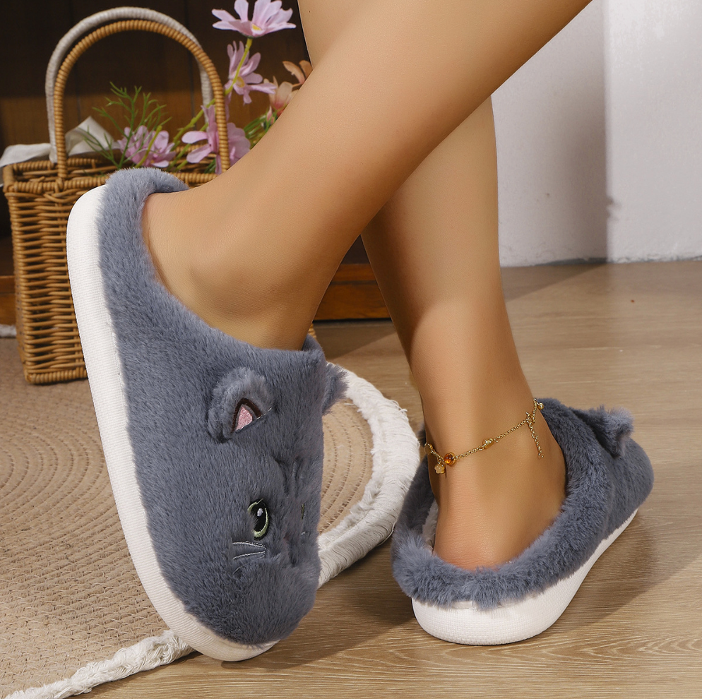 Cozy Cat Slippers