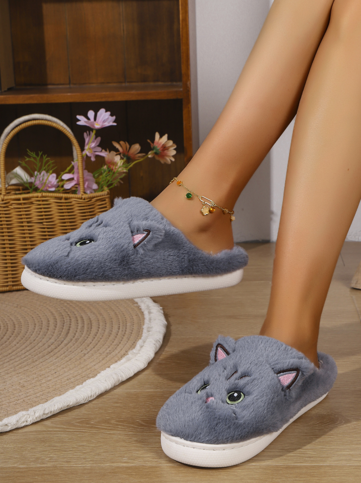 Cozy Cat Slippers